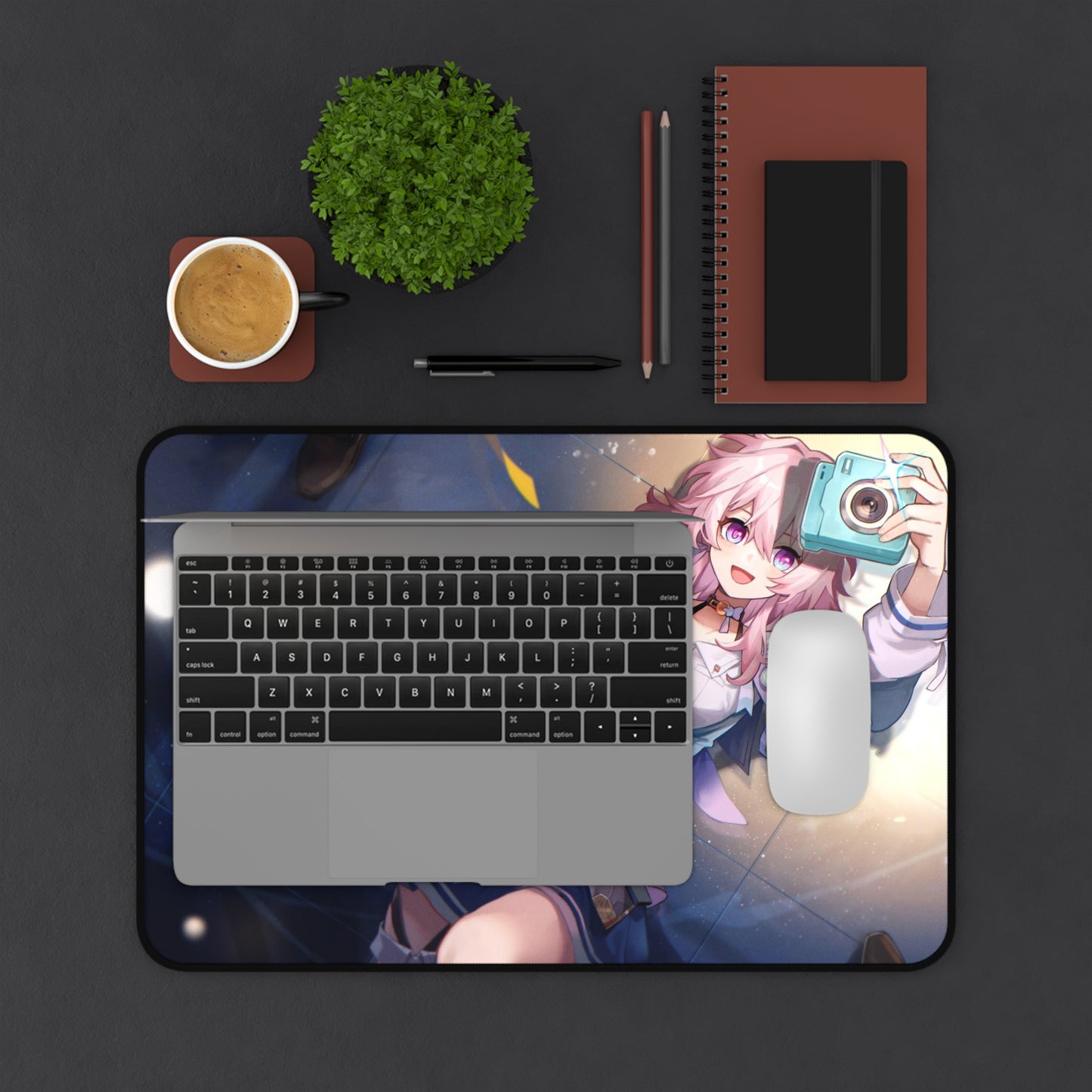 March 7Th Camera Honkai Star Rail Desk Mat - XXL Gaming Mousepad - Nonslip Card Playmat