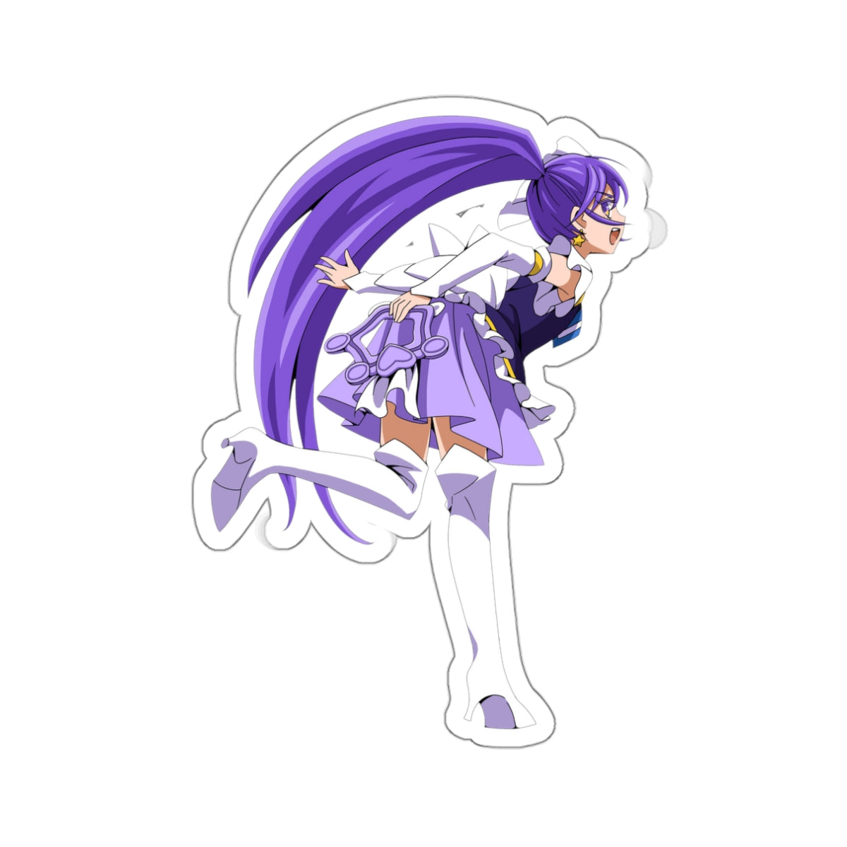 Pretty Cure Waterproof Sticker - Hikawa Iona Cure Fortune Anime Vinyl Decal - Precure Sticker