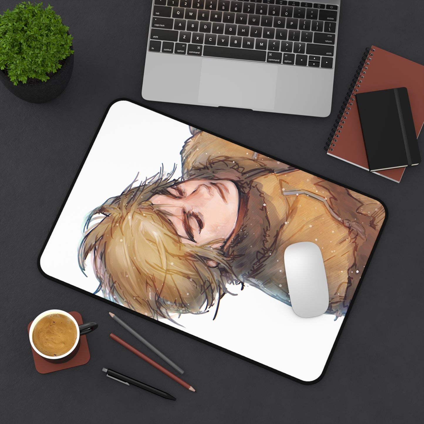 Vinland Saga Desk Mat - Thorfinn Anime Mousepad - XXL Gaming Mousepad - Non Slip Manga Playmat - Viking Gift