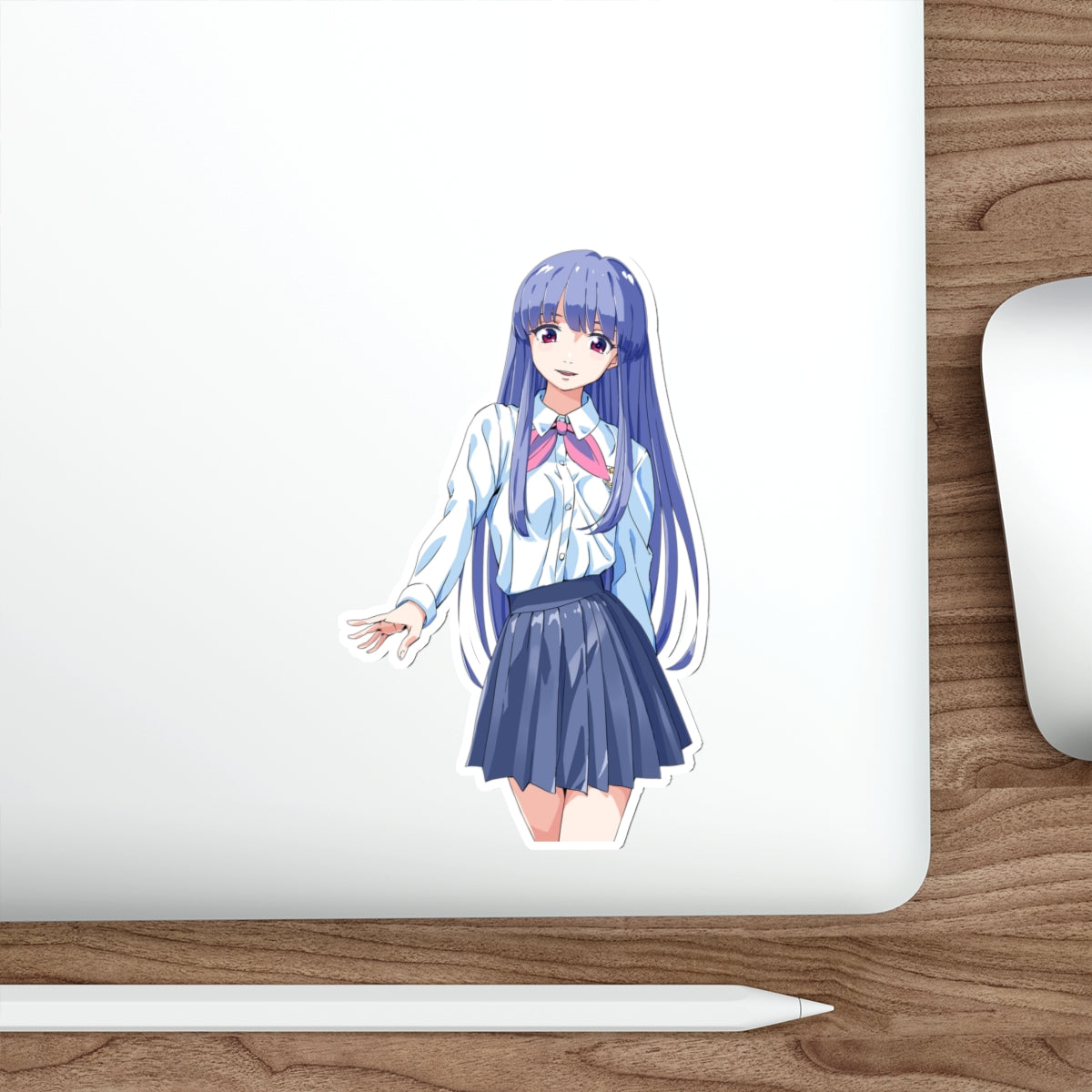 Higurashi When They Cry Waterproof Sticker - Rika Premium Anime Vinyl Decal