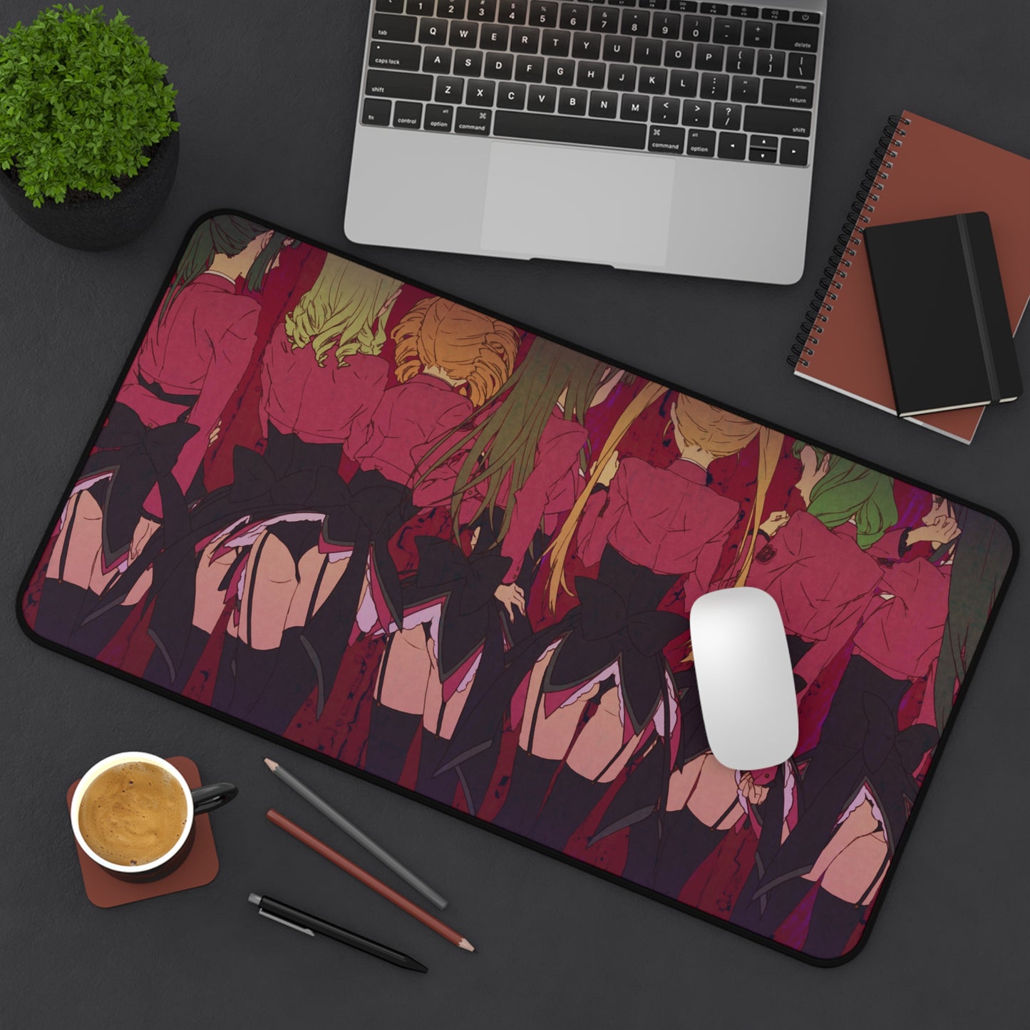 Umineko When They Cry Desk Mat - Sisters of Purgatory Mousepad - Sexy Butts Visual Novel Dojin Playmat - Umineko no Naku Koro ni