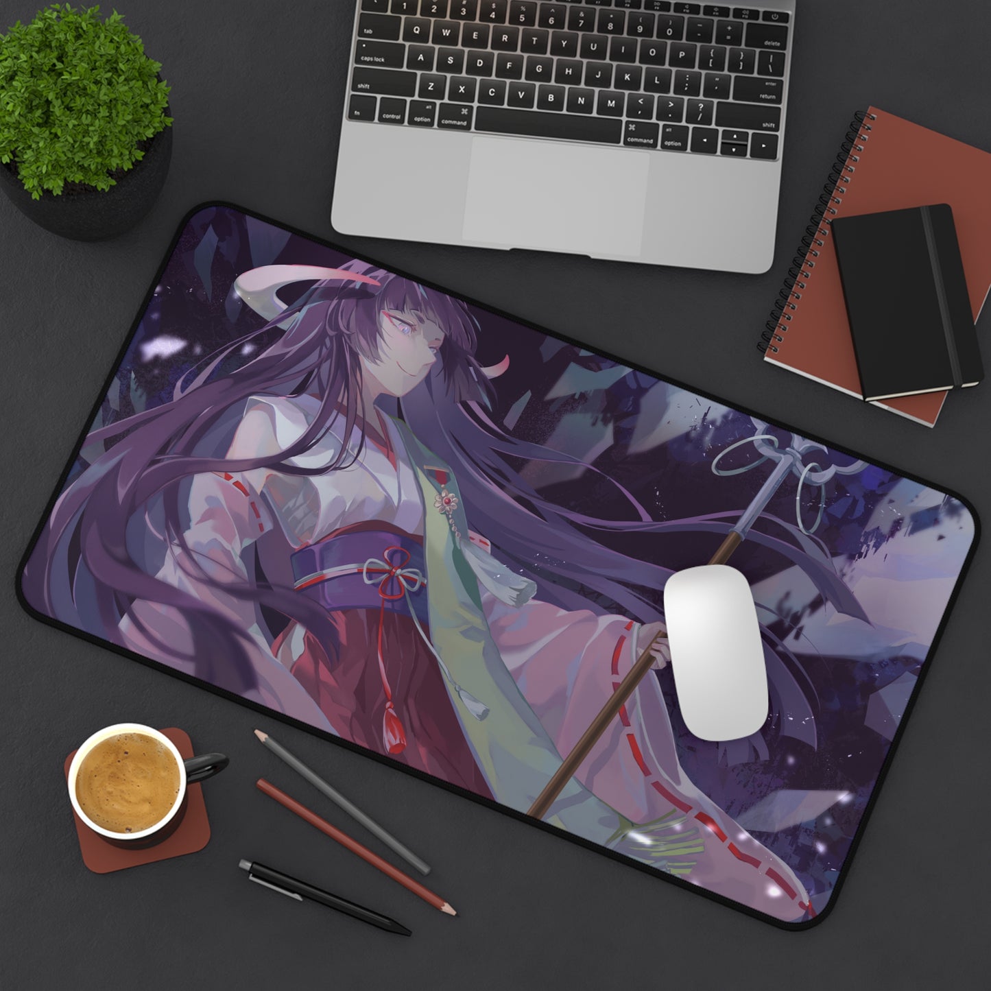 Umineko When They Cry Desk Mat - Featherine Augustus Aurora Mousepad - Non Slip Visual Novel Dojin Playmat - Umineko no Naku Koro ni