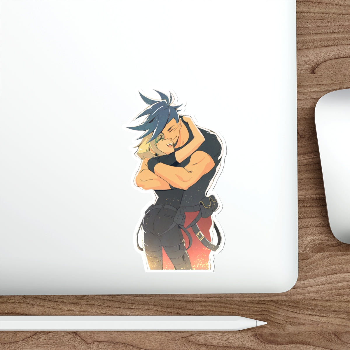 Promare Waterproof Sticker - Lio and Galo Anime Vinyl Decal - Car Bumper Sticker - Laptop Sticker