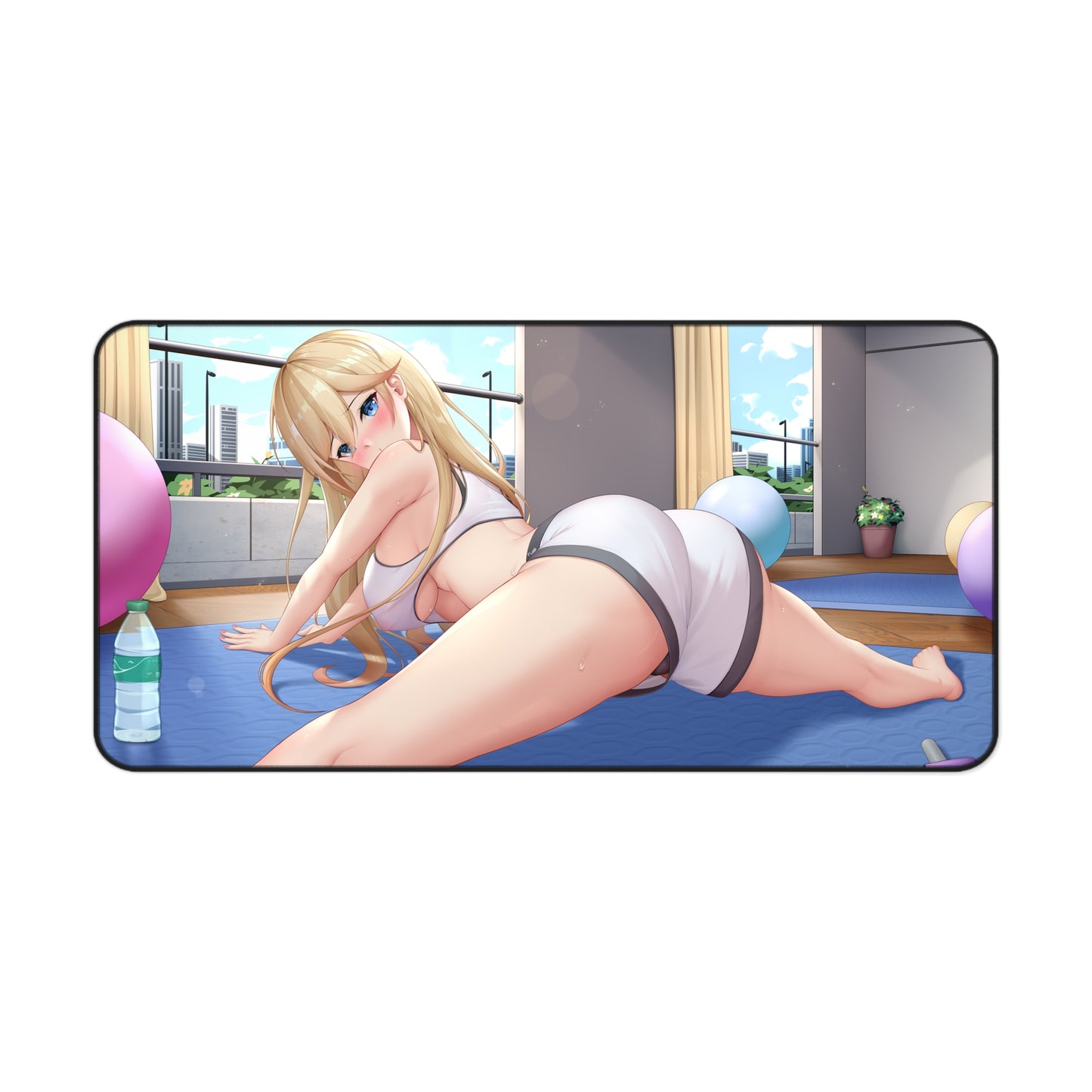 Bianka Durandal Ataegina Honkai Impact 3rd Ecchi Sexy Gym Fitness Desk Mat - XXL Gaming Mousepad - Nonslip Card Playmat