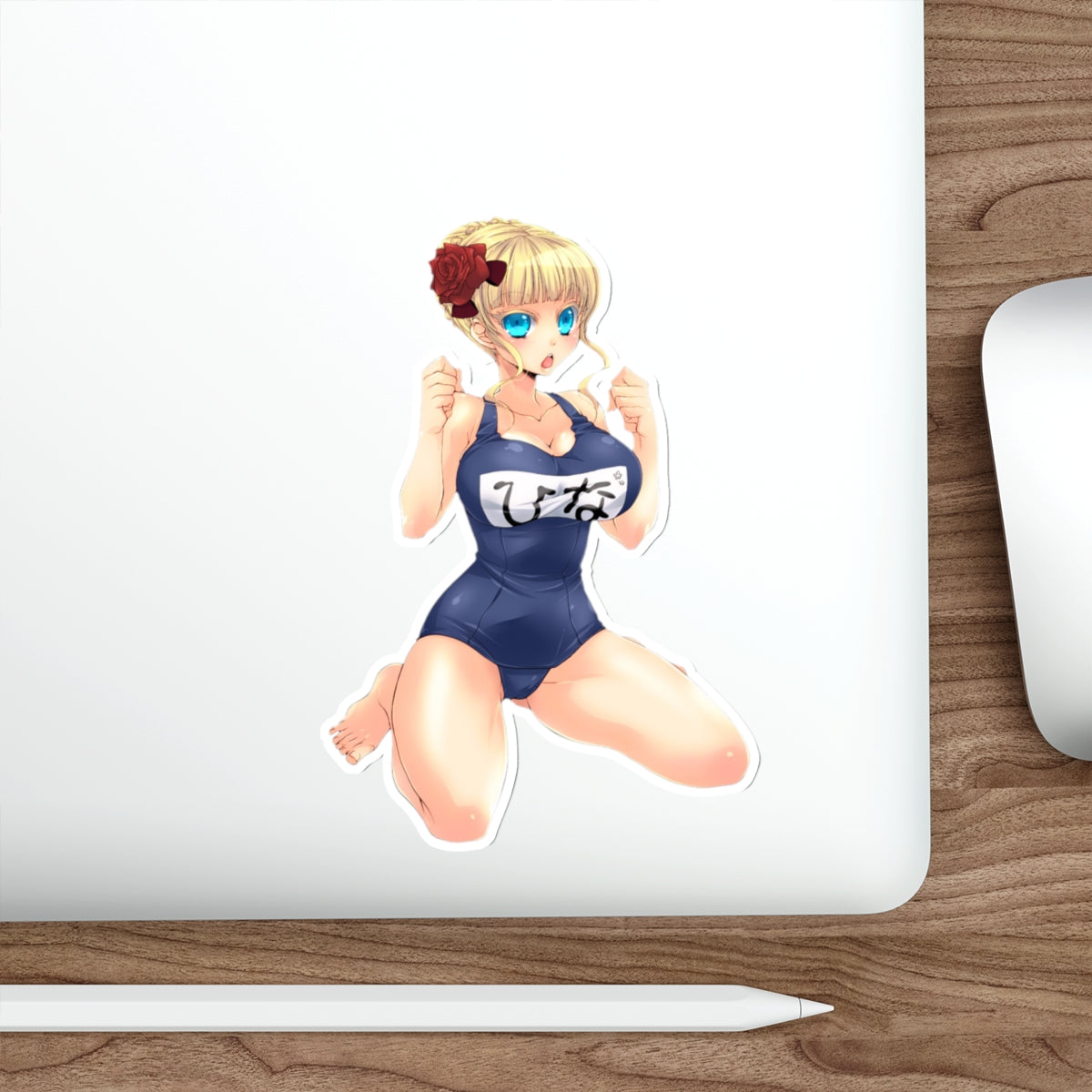 Umineko When They Cry Waterproof Sticker - Swimsuit Beatrice Vinyl Decal - Sexy Visual Novel Dojin - Ecchi Anime Car Decal