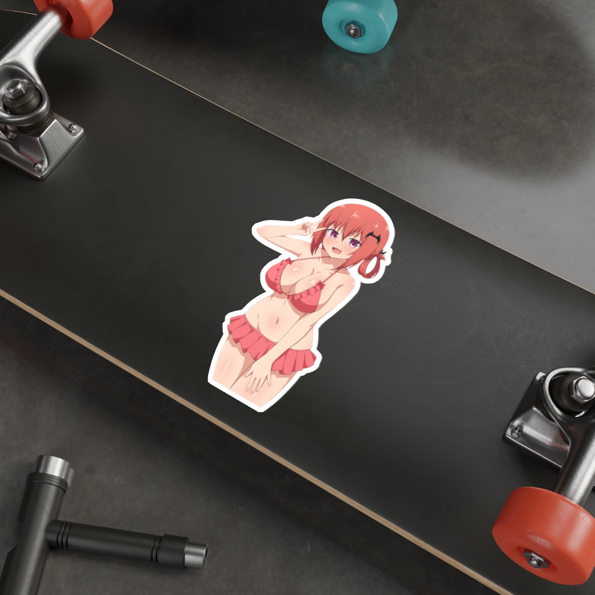 Gabriel Dropout Waterproof Sticker - Sexy Bikini Satania Gaming Vinyl Decal - Anime Waifu Car Decal - Laptop Sticker