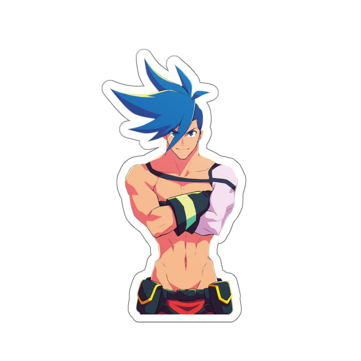 Promare Waterproof Sticker - Galo Thymos Anime Vinyl Decal - Car Bumper Sticker - Laptop Sticker