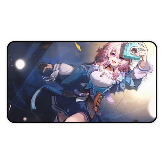 March 7Th Camera Honkai Star Rail Desk Mat - XXL Gaming Mousepad - Nonslip Card Playmat