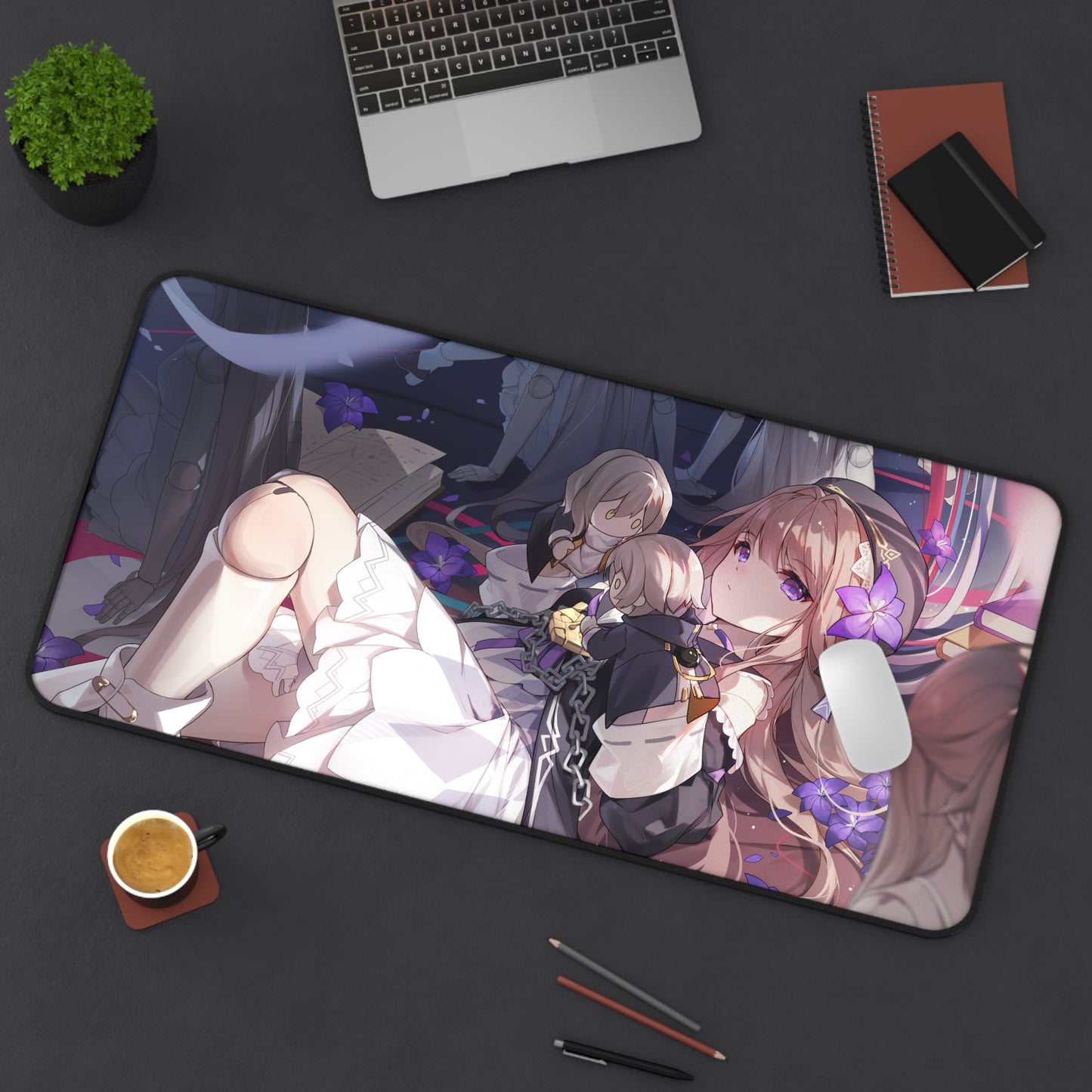 Herta Honkai Star Rail Desk Mat - XXL Gaming Mousepad - Nonslip Card Playmat