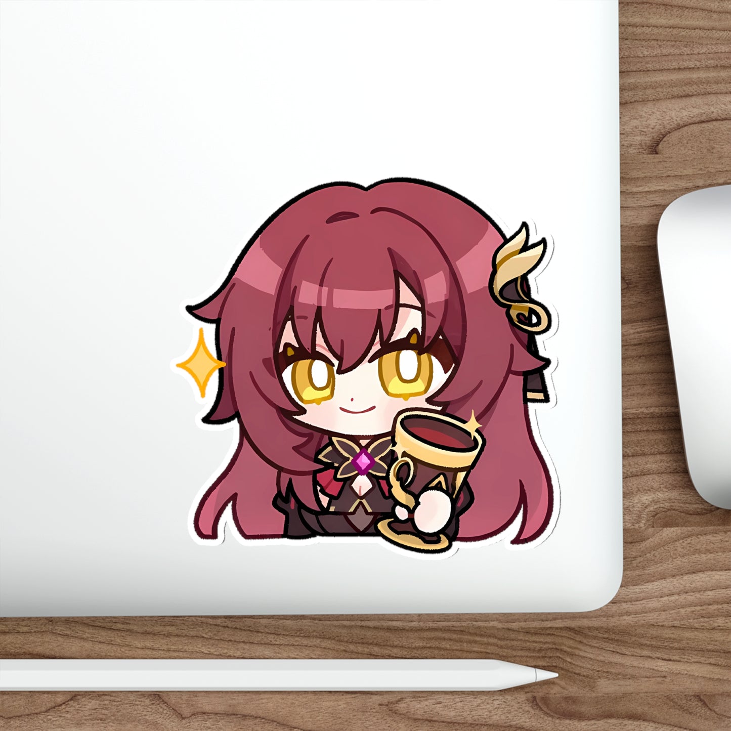 Chibi Eden Honkai Impact 3rd Waterproof Sticker - Premium Gaming Vinyl Car Decal