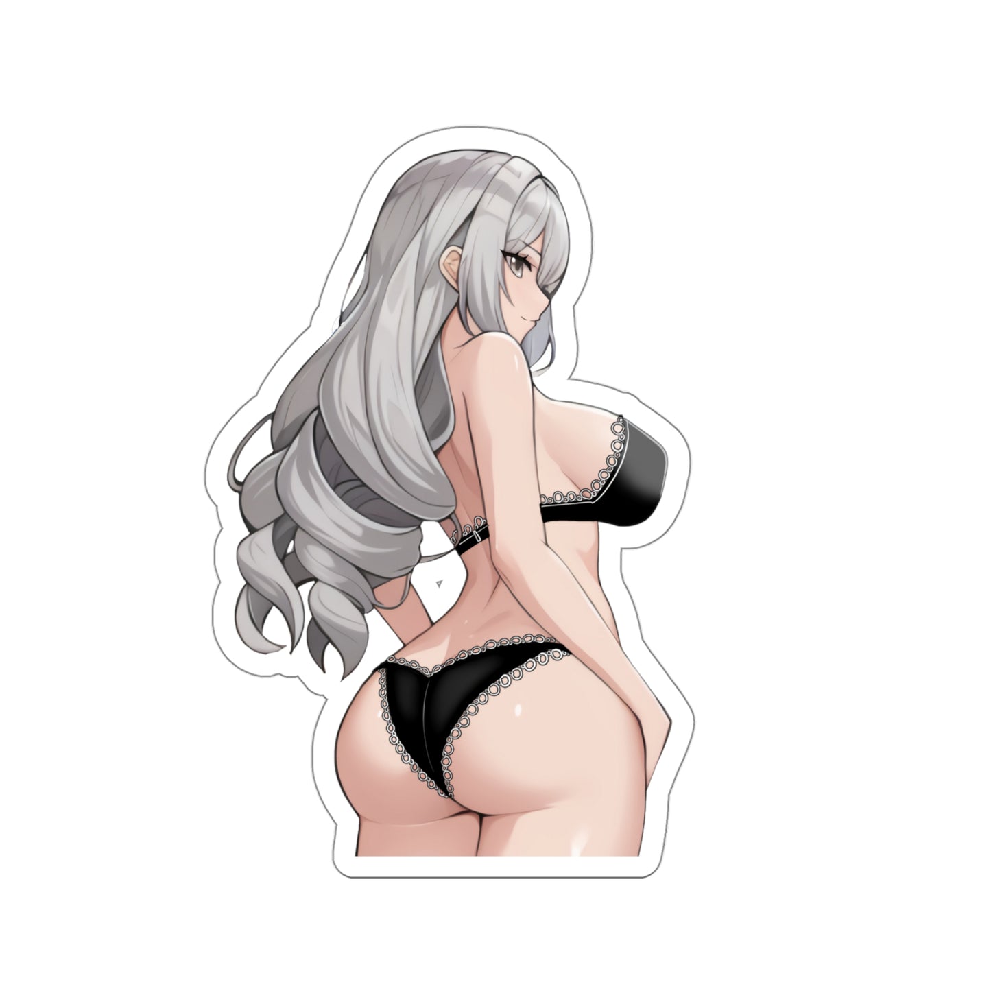 Bronya Zaychik Lingerie Ecchi Honkai Impact 3rd Waterproof Sticker - Premium Gaming Vinyl Car Decal