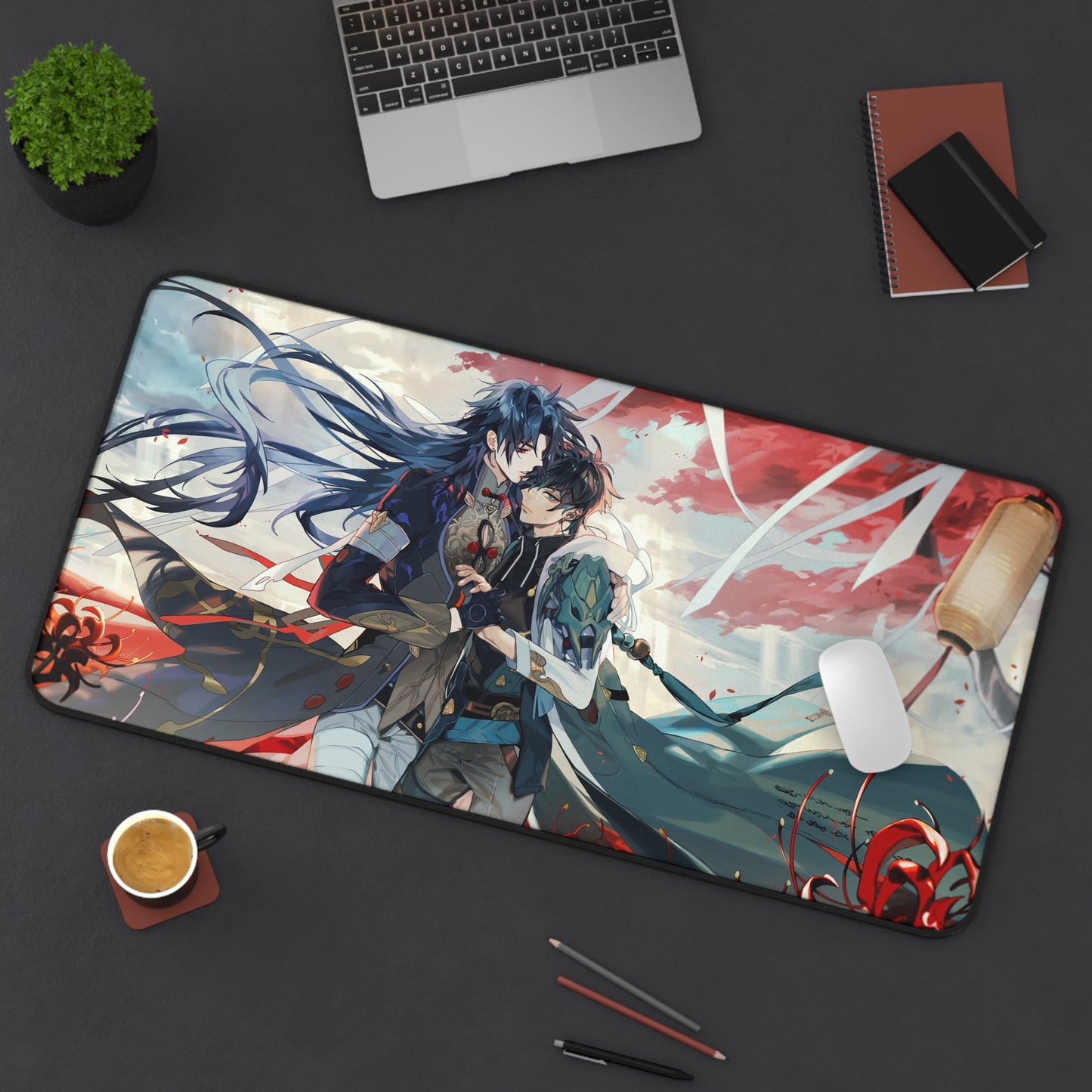 Danheng and Blade Honkai Star Rail Desk Mat - XXL Gaming Mousepad - Nonslip Card Playmat