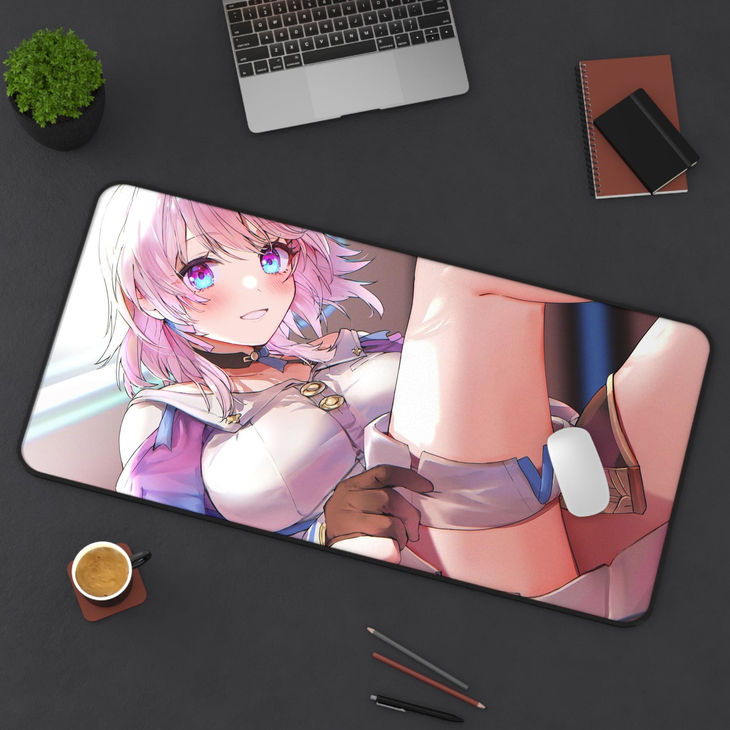 Sexy March 7Th Honkai Star Rail Ecchi Desk Mat - XXL Gaming Mousepad - Nonslip Card Playmat