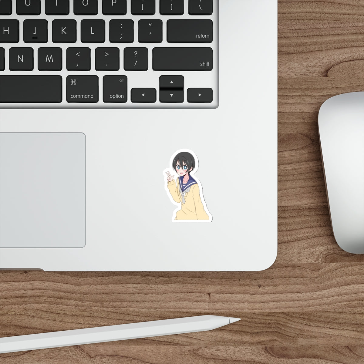 Yuru Camp Waterproof Sticker - Laid Back Camp Anime Vinyl Decal - Ena Saito Car Decal - Yurucamp Laptop Sticker - Manga Decal