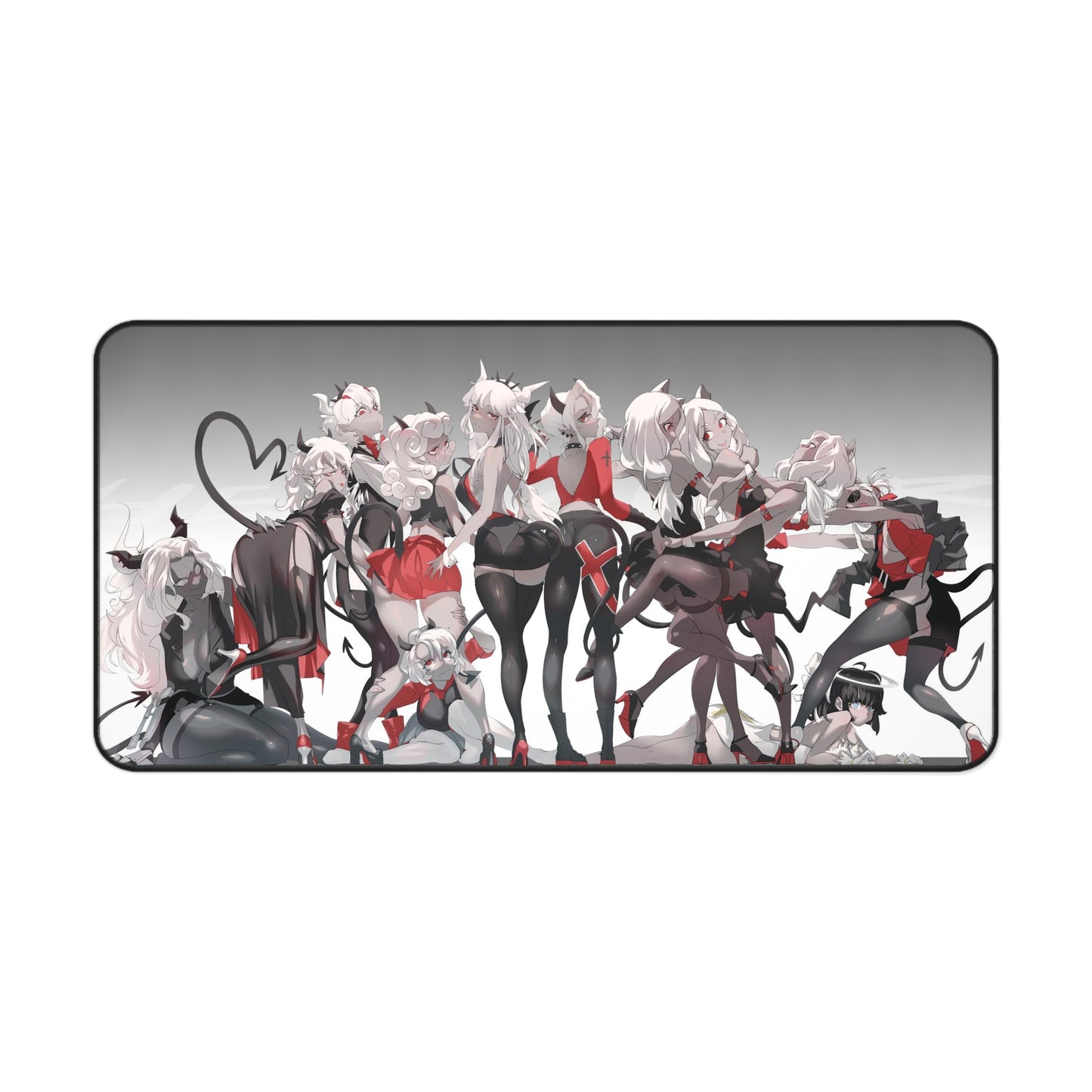 Helltaker Cast Desk Mat - Cute Mousepad - MTG Playmat