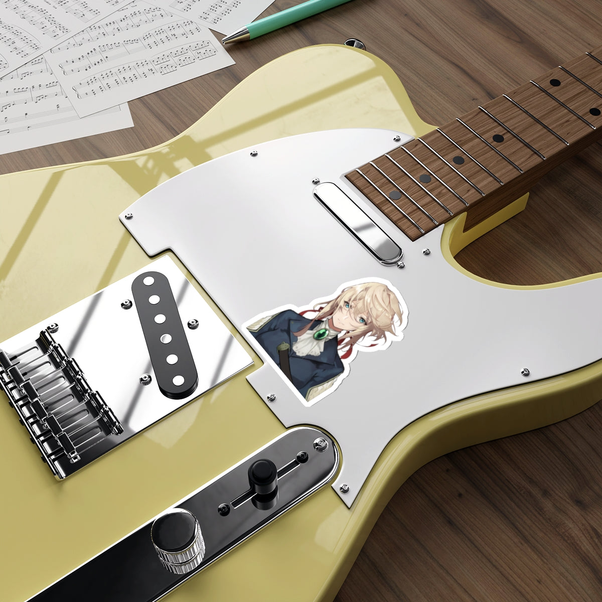 Violet Evergarden Waterproof Sticker - Cute Waifu Vinyl Decal - Anime Car Decal - Laptop Sticker - Manga Decal