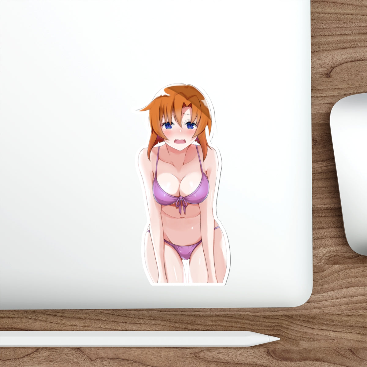 Higurashi When They Cry Waterproof Sticker - Rena Lingerie Ecchi Premium Anime Vinyl Decal