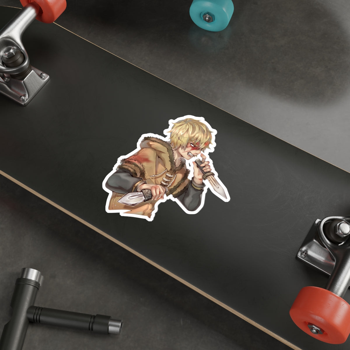 Vinland Saga Sticker - Thorfinn Fighter Anime Vinyl Decal - Waterproof Car Decal - Laptop Sticker - Manga Decal