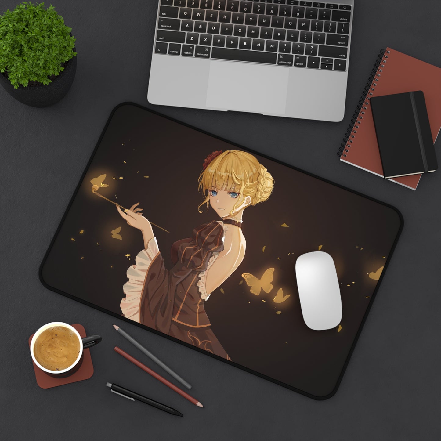 Umineko When They Cry Desk Mat - Beatrice Gaming Mousepad - Non Slip Visual Novel Dojin Playmat - Umineko no Naku Koro ni