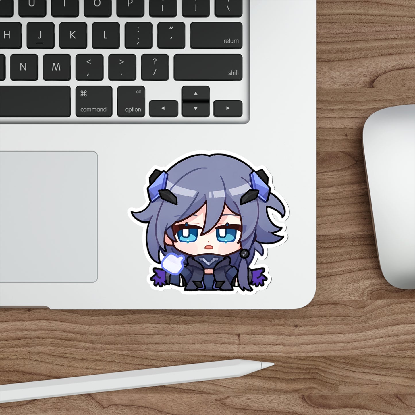 Fu Hua Honkai Impact 3rd Chibi Emote Waterproof Sticker - Premium Gaming Vinyl Car Decal