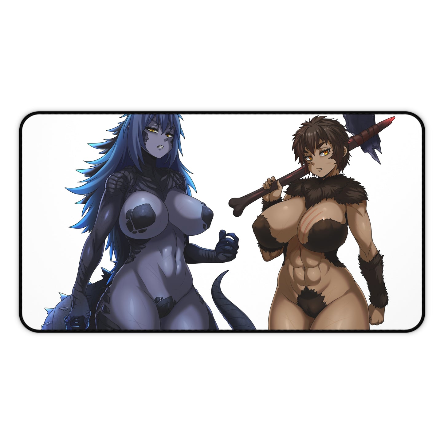 Godzilla Vs Kong Sexy Mousepad - Big Tits Anthro Monster XXL Desk Mat - Ecchi Desk Pad