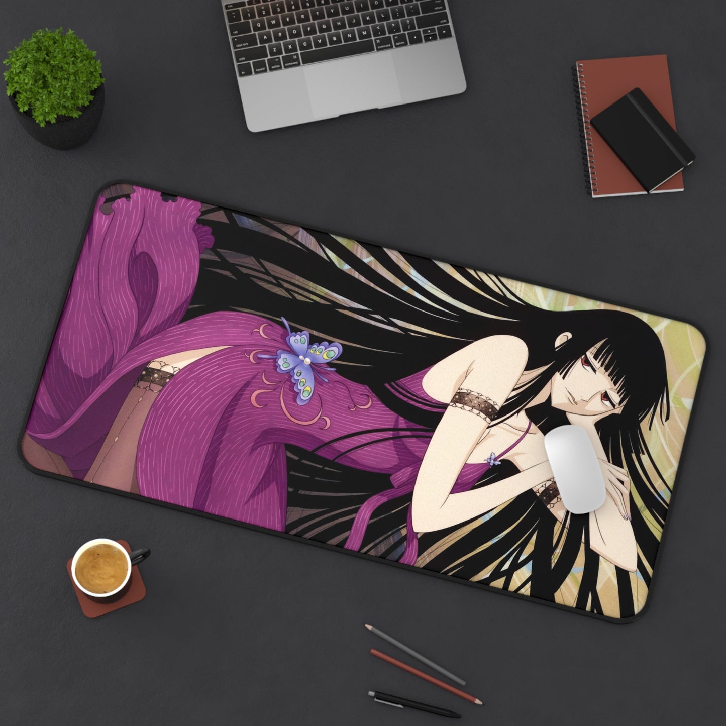 xxxHolic Desk Mat - Waifu Yuuko Ichihara - XXL Anime Mousepad - Non Slip Clamp Manga Playmat