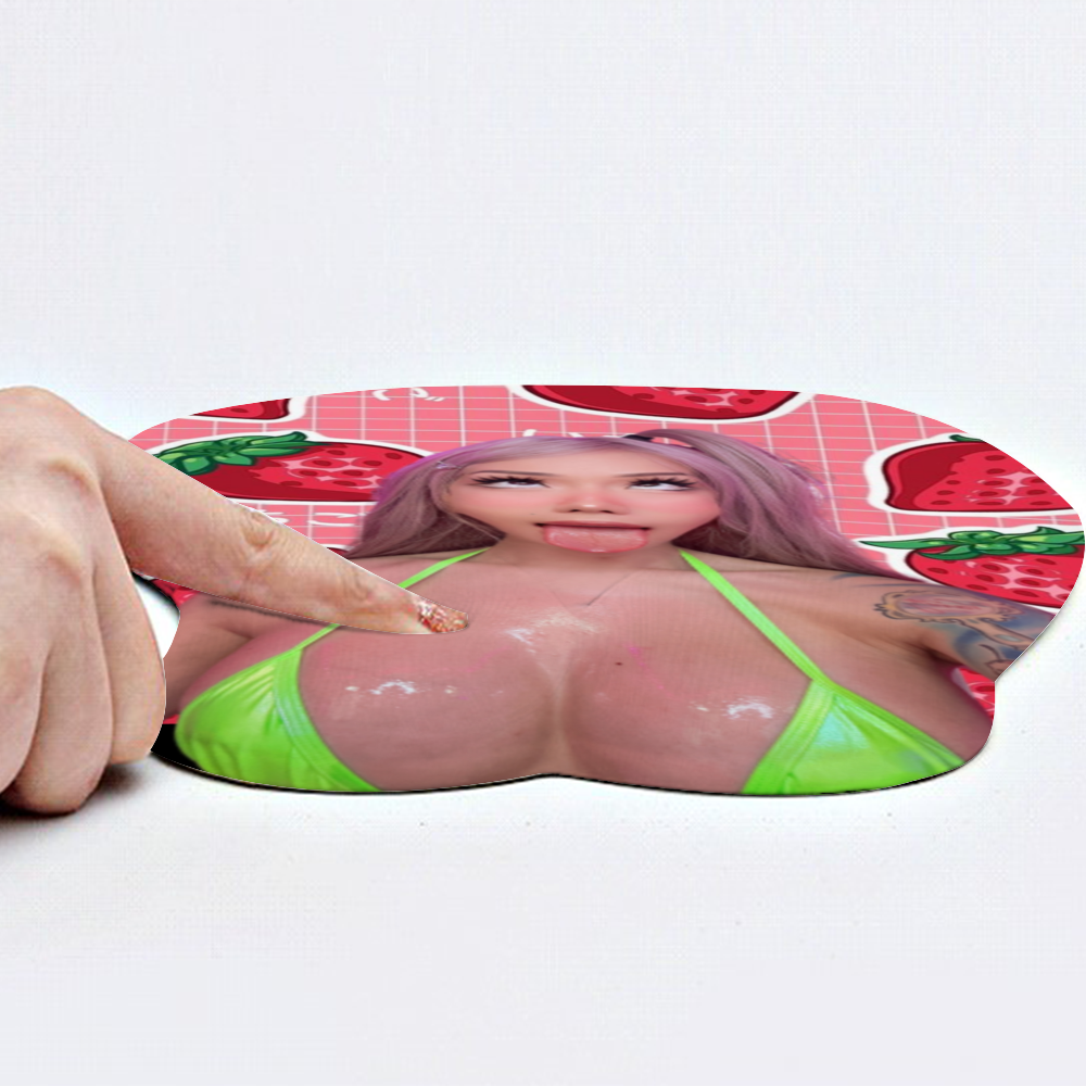 KeeraJaide - Oppai Mousepad with Wrist Support Silicone Mouse Pad