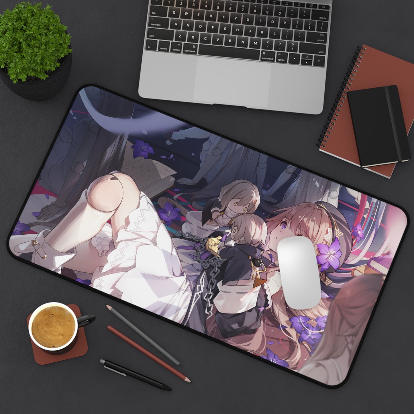 Herta Honkai Star Rail Desk Mat - XXL Gaming Mousepad - Nonslip Card Playmat