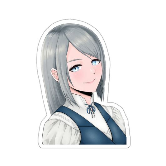 Cute Jill Warrick Peeker Final Fantasy 16 Waterproof Sticker - Premium FF XVI Gaming Vinyl Car Decal