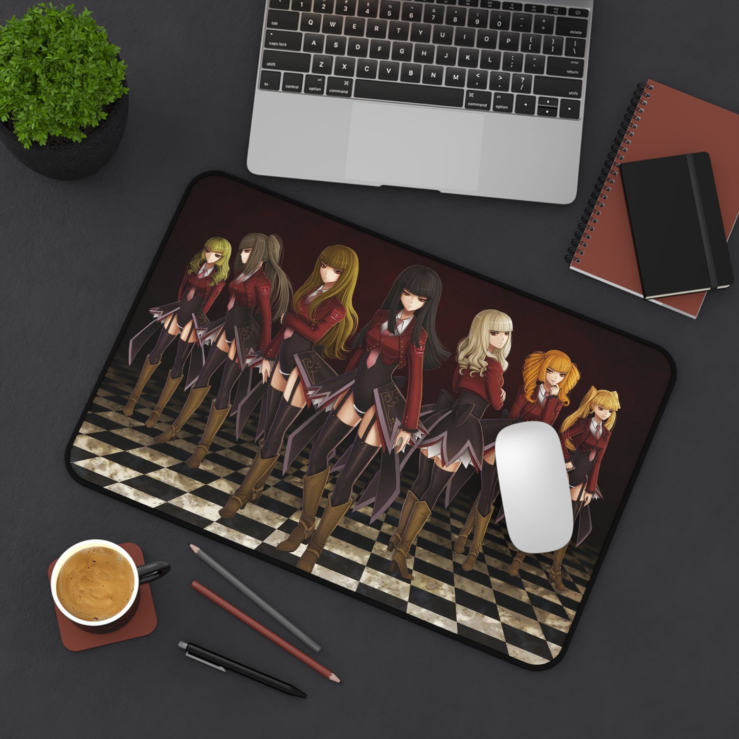 Umineko When They Cry Desk Mat - Sisters of Purgatory Mousepad - Gaming Visual Novel Dojin Playmat - Umineko no Naku Koro ni