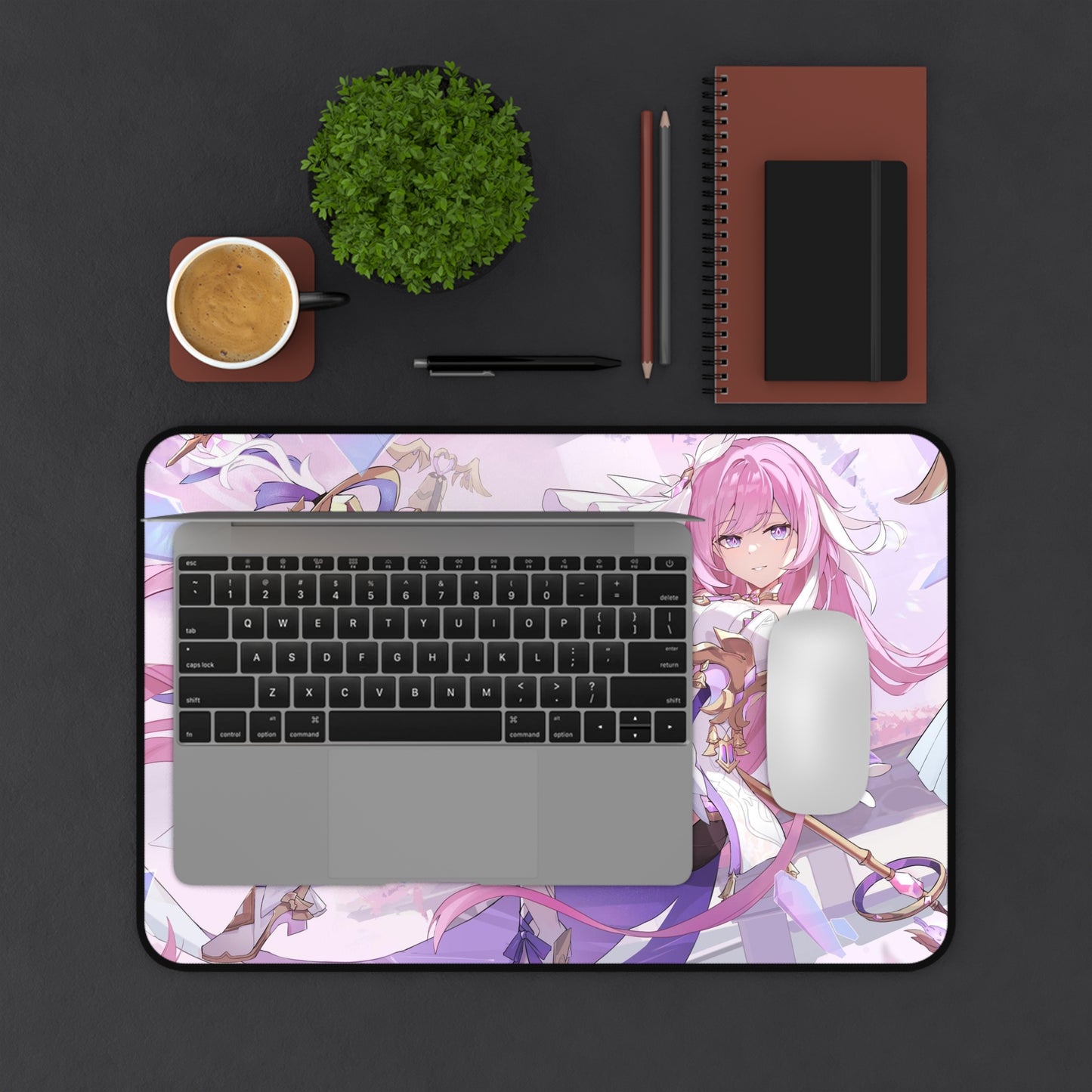 Elysia Honkai Impact 3rd Desk Mat - XXL Gaming Mousepad - Nonslip Card Playmat