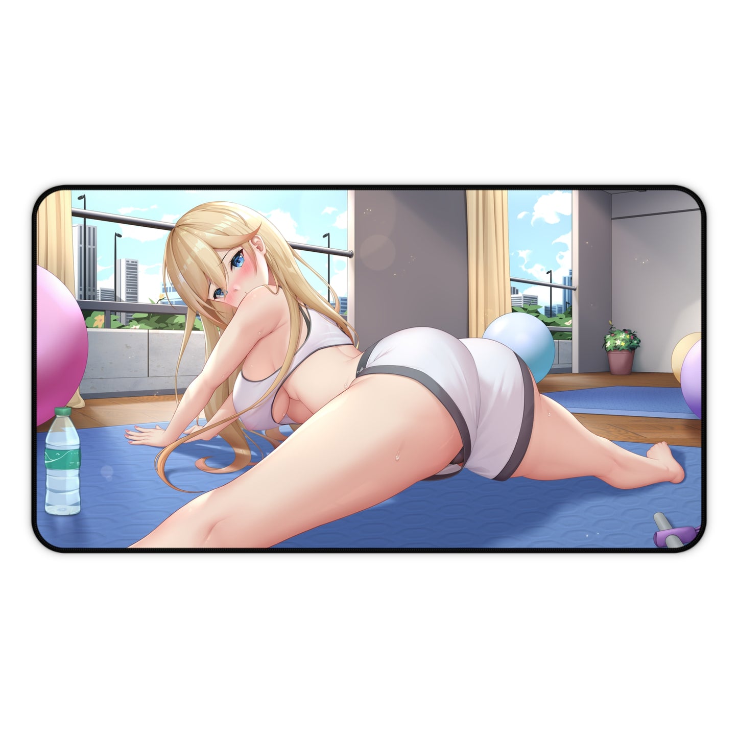 Bianka Durandal Ataegina Honkai Impact 3rd Ecchi Sexy Gym Fitness Desk Mat - XXL Gaming Mousepad - Nonslip Card Playmat