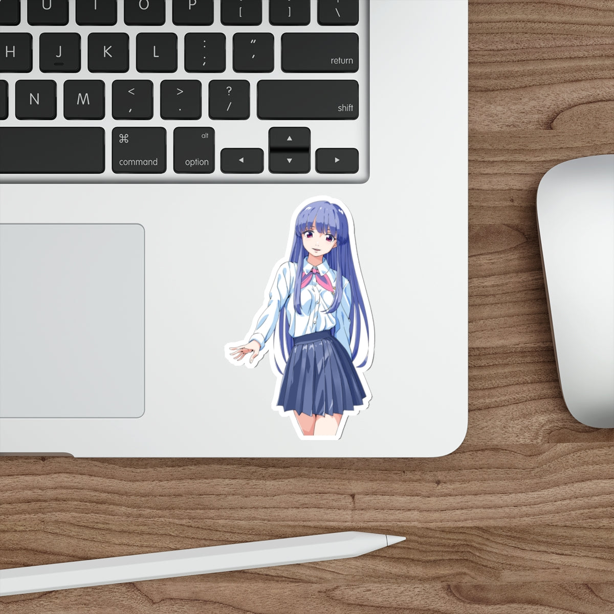 Higurashi When They Cry Waterproof Sticker - Rika Premium Anime Vinyl Decal