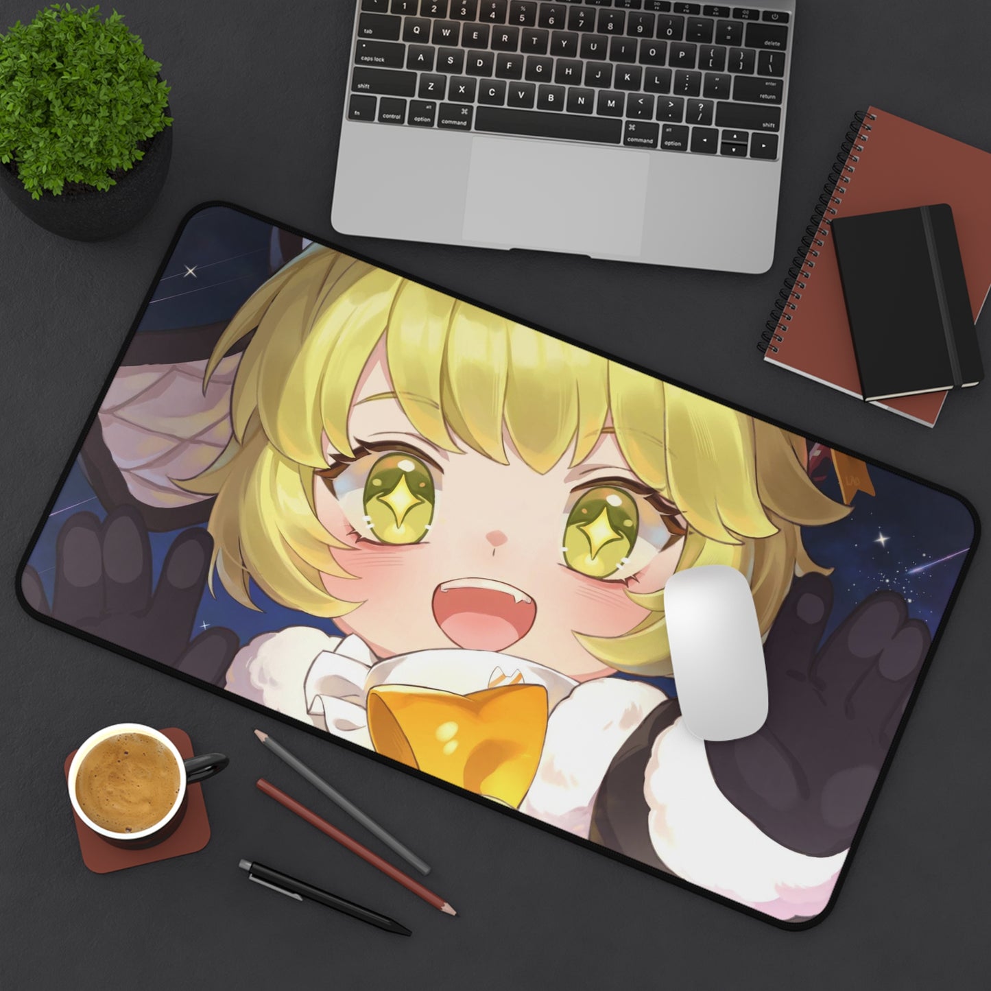 Kawaii Hook Honkai Star Rail Desk Mat - XXL Gaming Mousepad - Nonslip Card Playmat