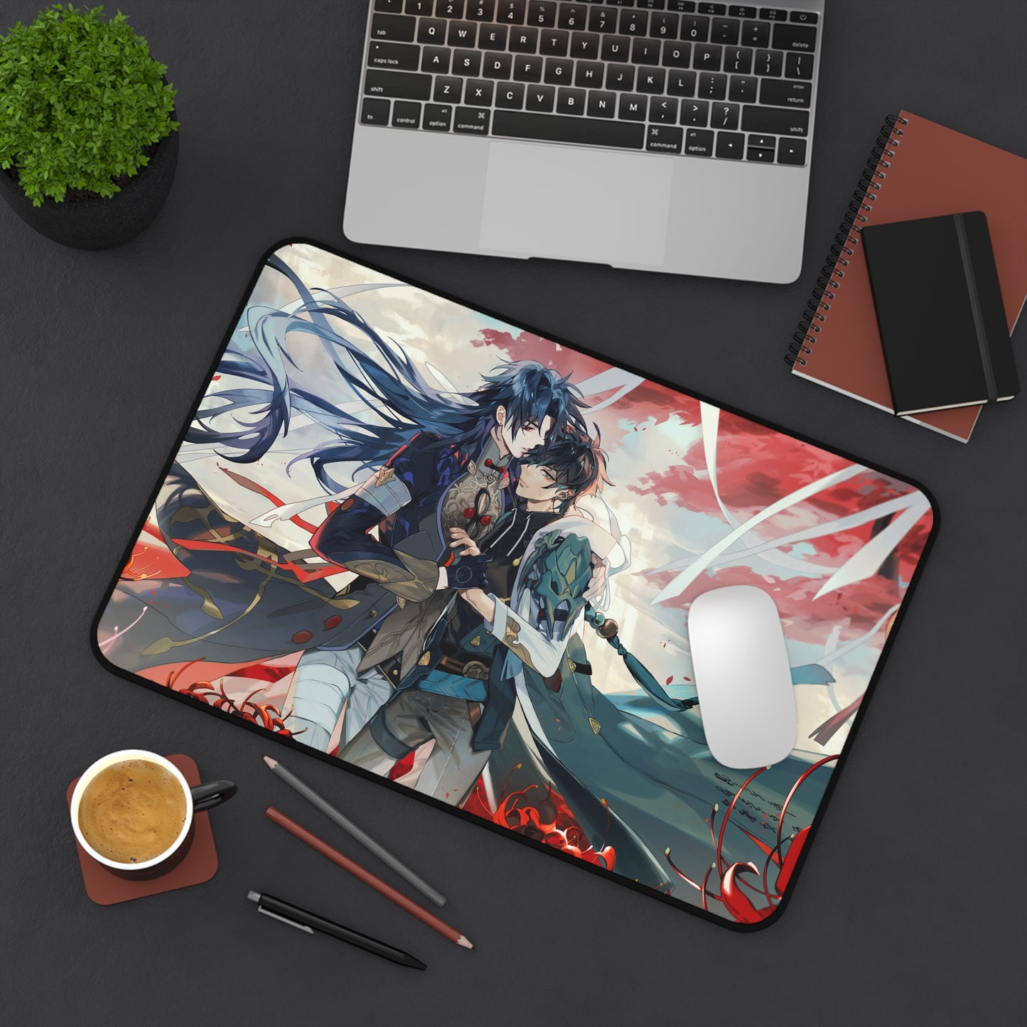 Danheng and Blade Honkai Star Rail Desk Mat - XXL Gaming Mousepad - Nonslip Card Playmat