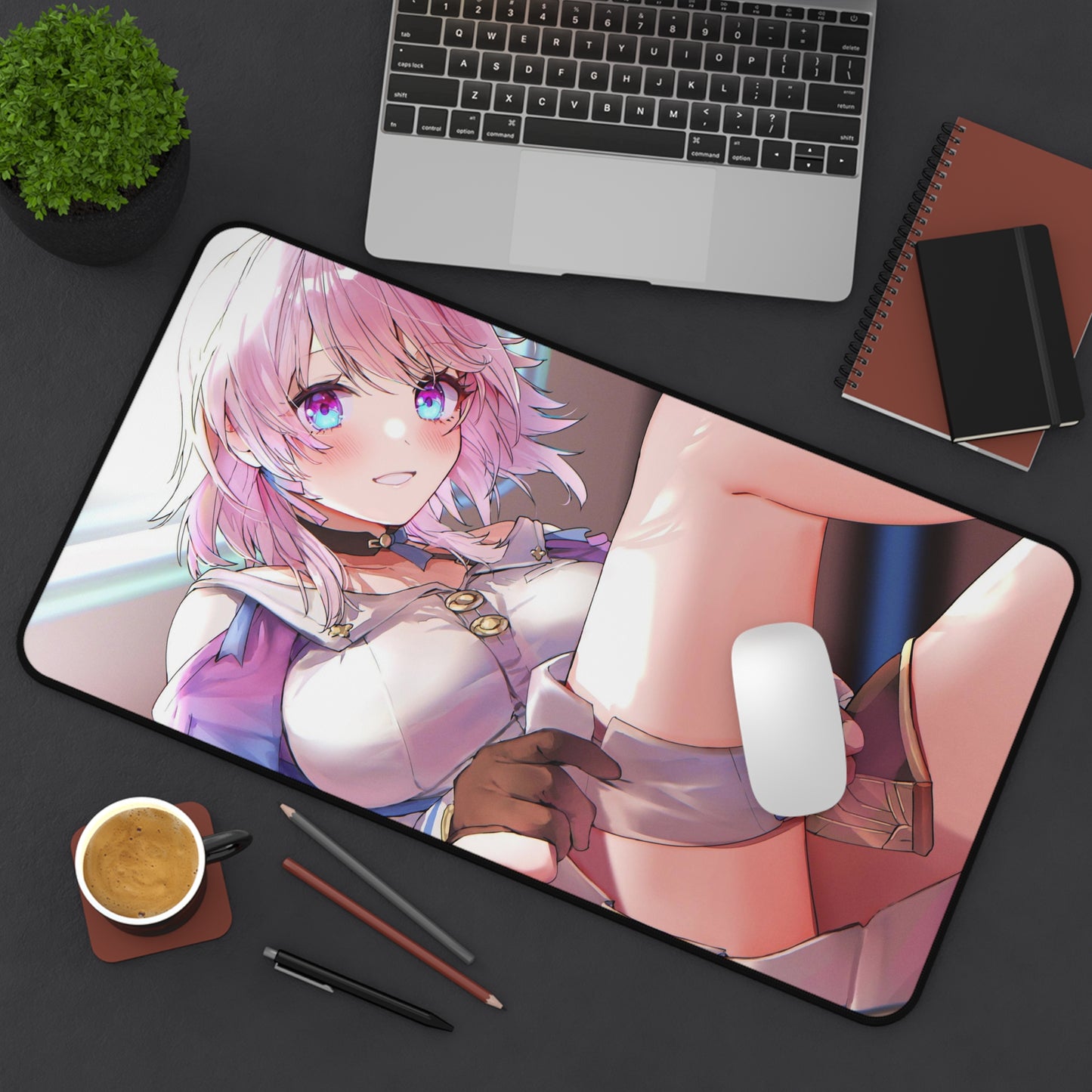 Sexy March 7Th Honkai Star Rail Ecchi Desk Mat - XXL Gaming Mousepad - Nonslip Card Playmat