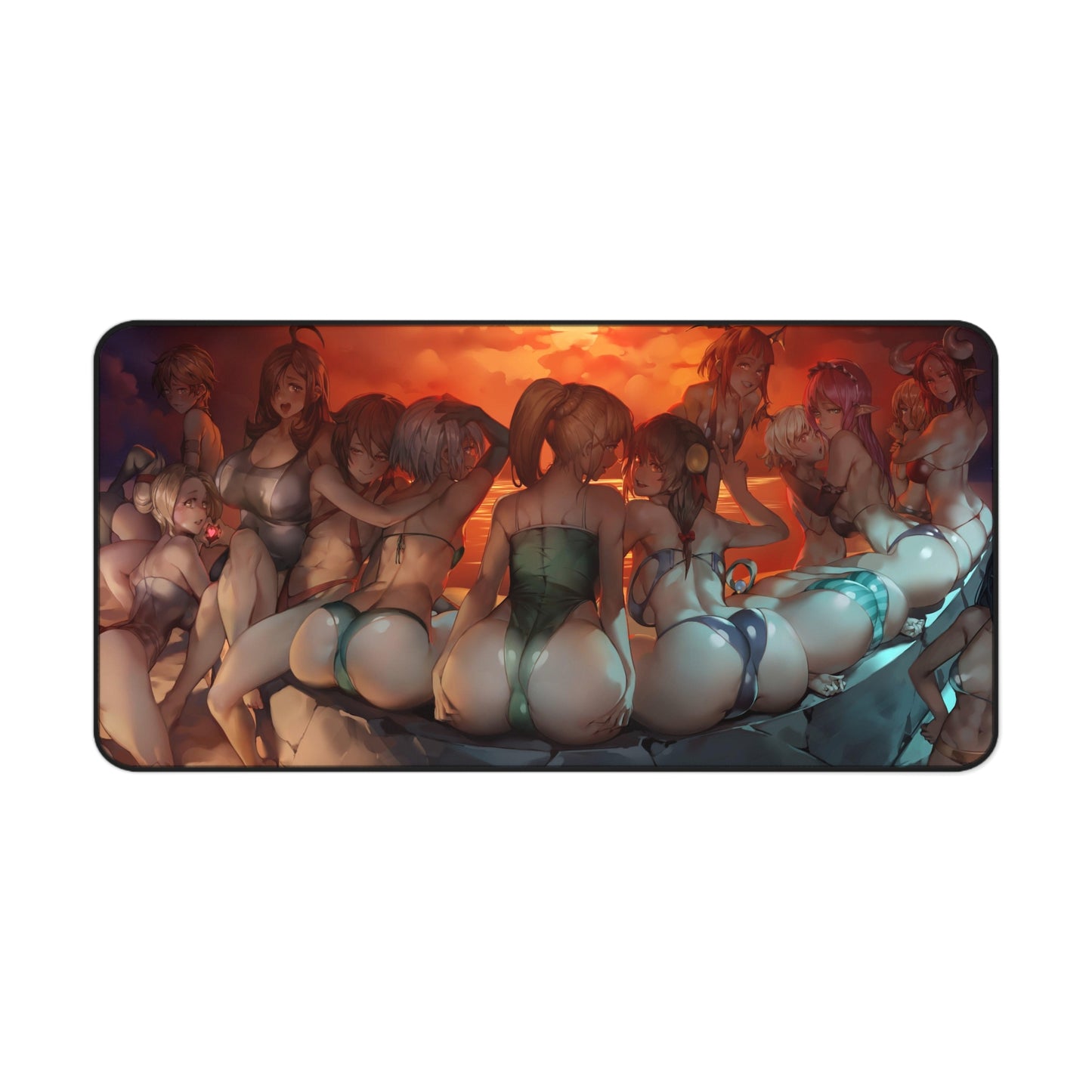 Konosuba Booties Ecchi Desk Mat - Large Mousepad - MTG Playmat