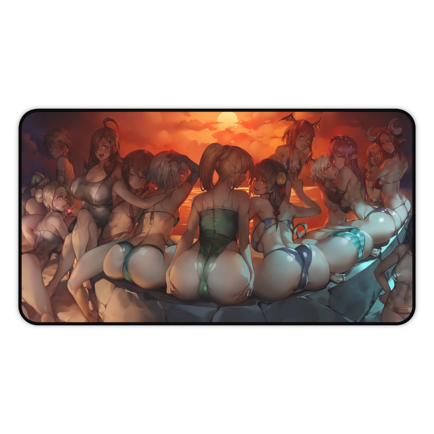 Konosuba Booties Ecchi Desk Mat - Large Mousepad - MTG Playmat