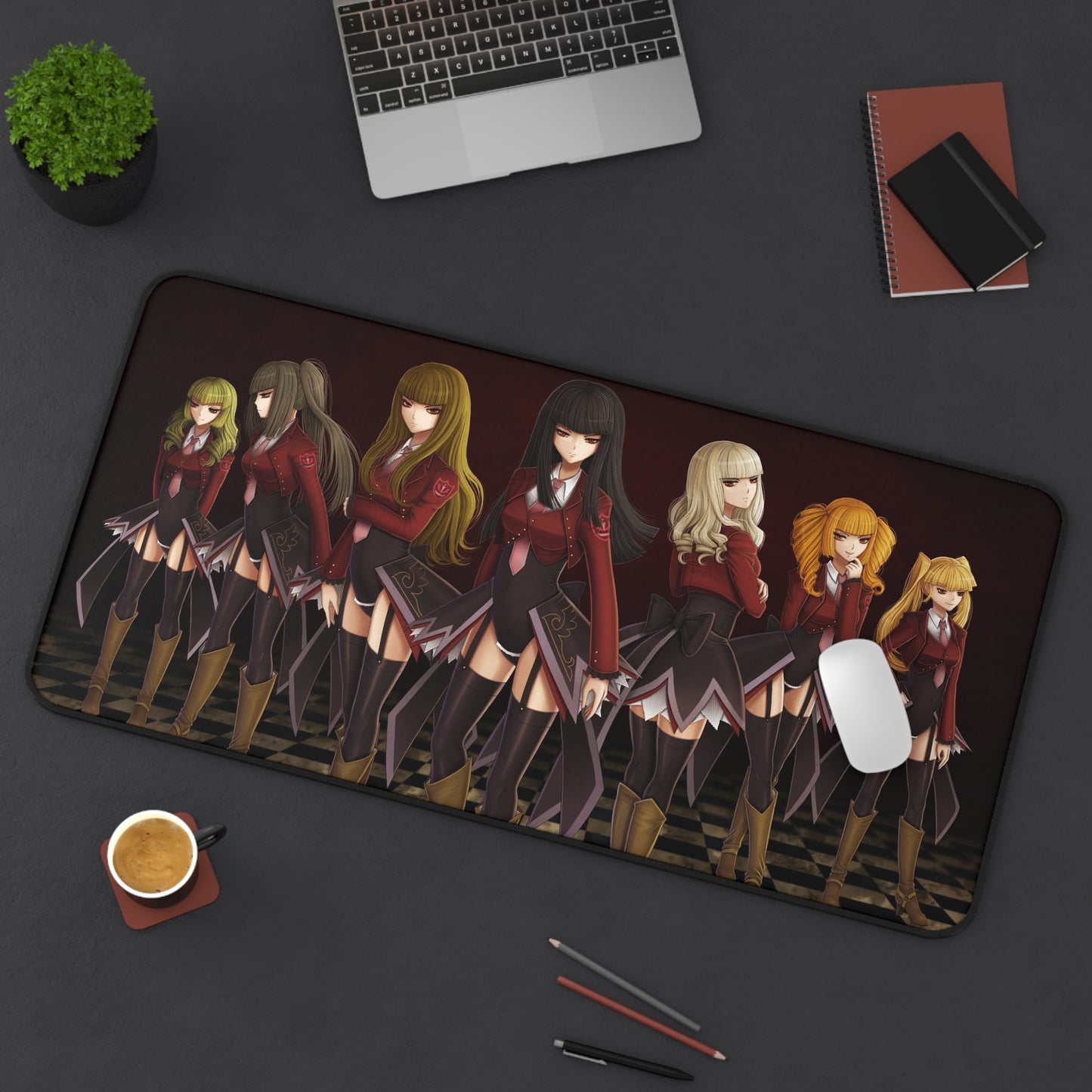 Umineko When They Cry Desk Mat - Sisters of Purgatory Mousepad - Gaming Visual Novel Dojin Playmat - Umineko no Naku Koro ni