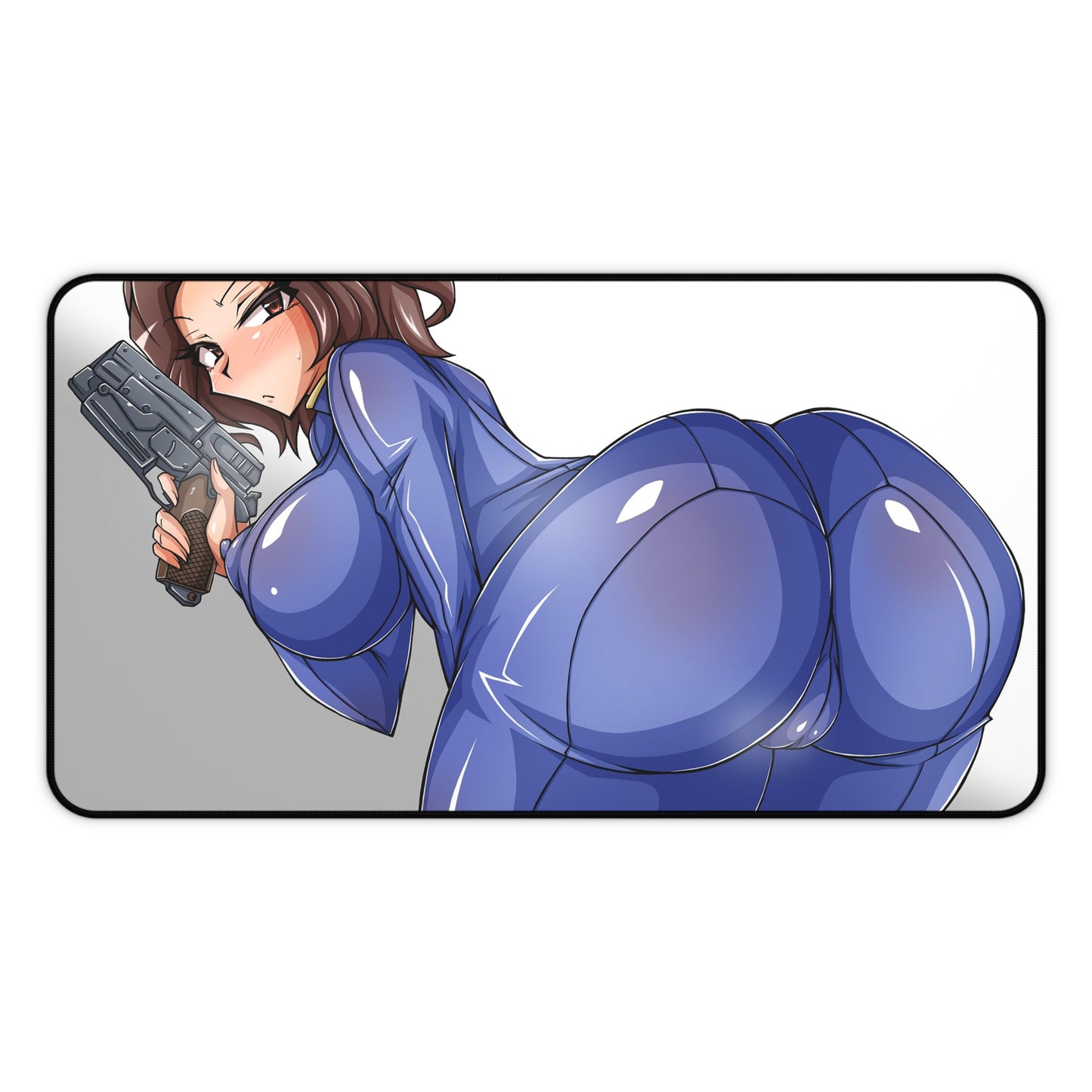 Fallout Anime Mousepad - Thick Vault Girl Large Desk Mat - Ecchi Mouse Pad