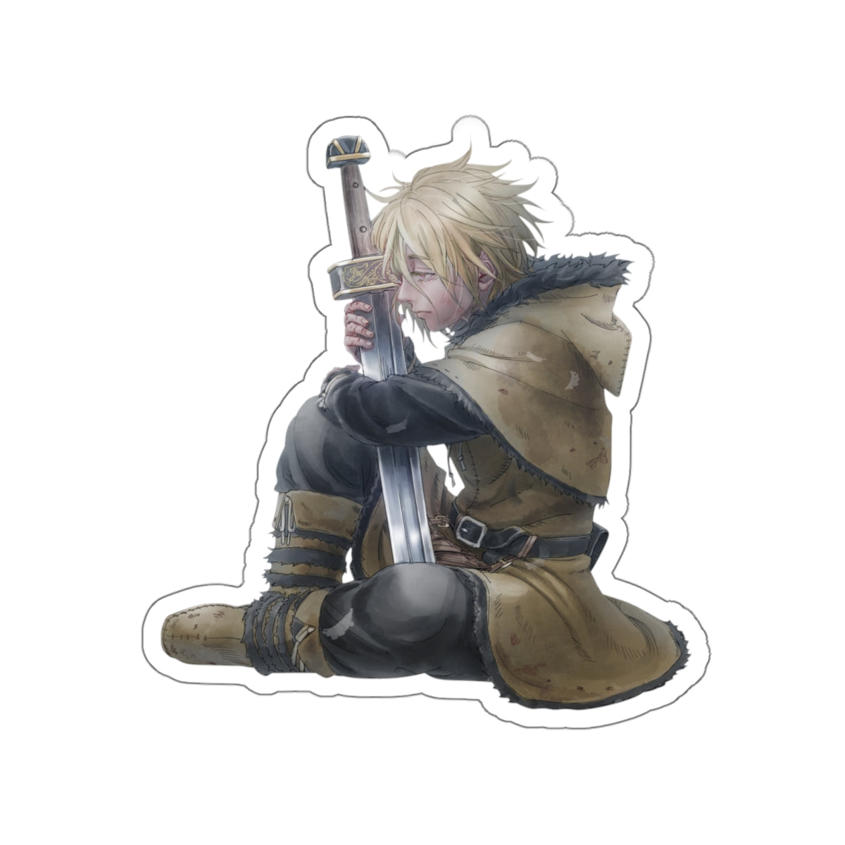 Vinland Saga Sticker - Thorfinn Anime Vinyl Decal - Waterproof Car Decal - Laptop Sticker - Manga Decal