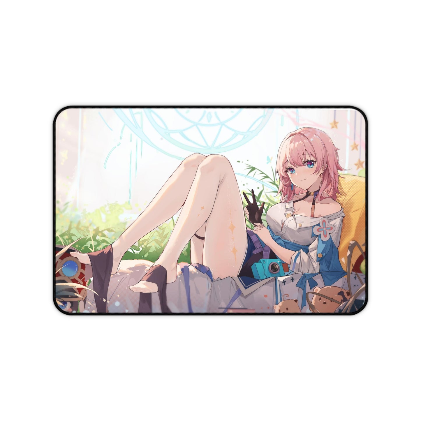 March 7Th Waifu Honkai Star Rail Desk Mat - XXL Gaming Mousepad - Nonslip Card Playmat