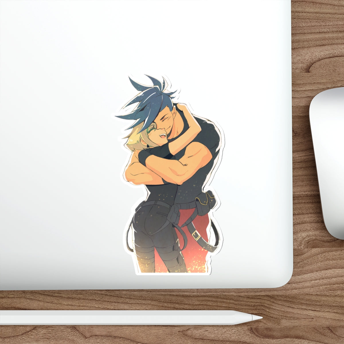 Promare Waterproof Sticker - Lio and Galo Anime Vinyl Decal - Car Bumper Sticker - Laptop Sticker