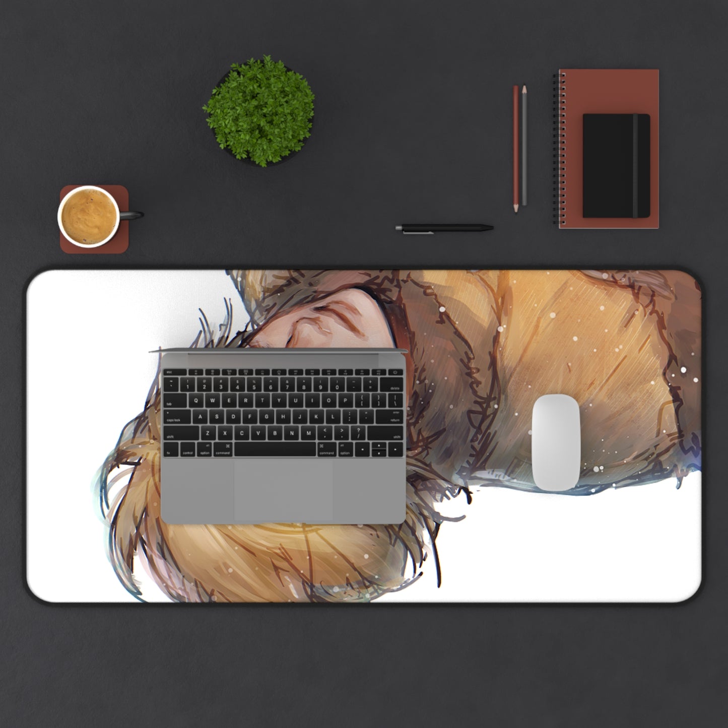 Vinland Saga Desk Mat - Thorfinn Anime Mousepad - XXL Gaming Mousepad - Non Slip Manga Playmat - Viking Gift