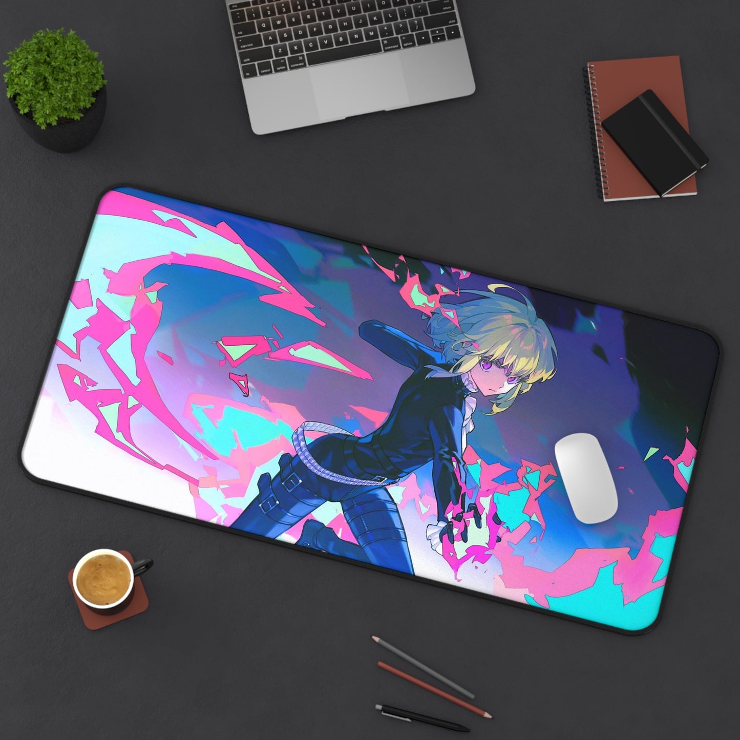 Promare Desk Mat - Lio Anime Mousepad - Non Slip Manga Playmat