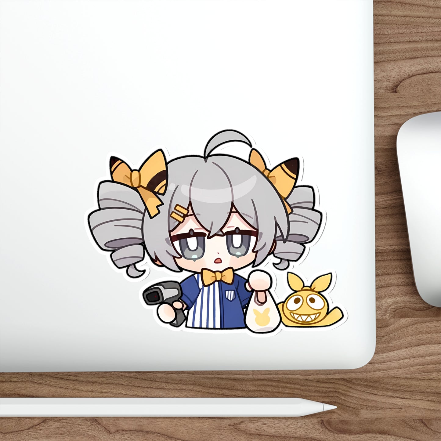 Chibi Bronya Zaychik and Homu Honkai Impact 3rd Waterproof Sticker - Premium Gaming Vinyl Car Decal