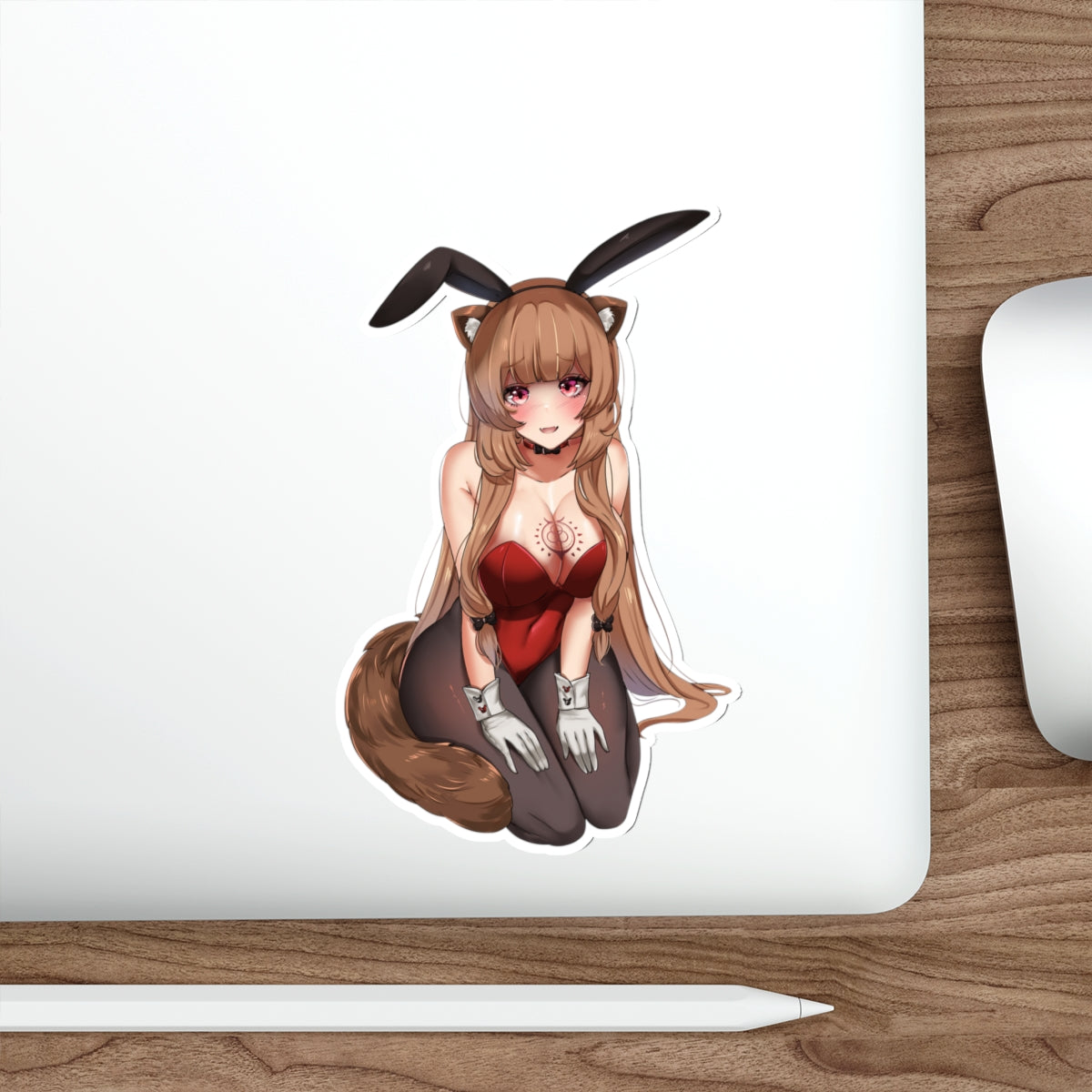 The Rising of the Shield Hero Waterproof Sticker - Sexy Bunny Raphtalia Anime Vinyl Decal - Car Bumper Sticker - Ecchi Laptop Sticker