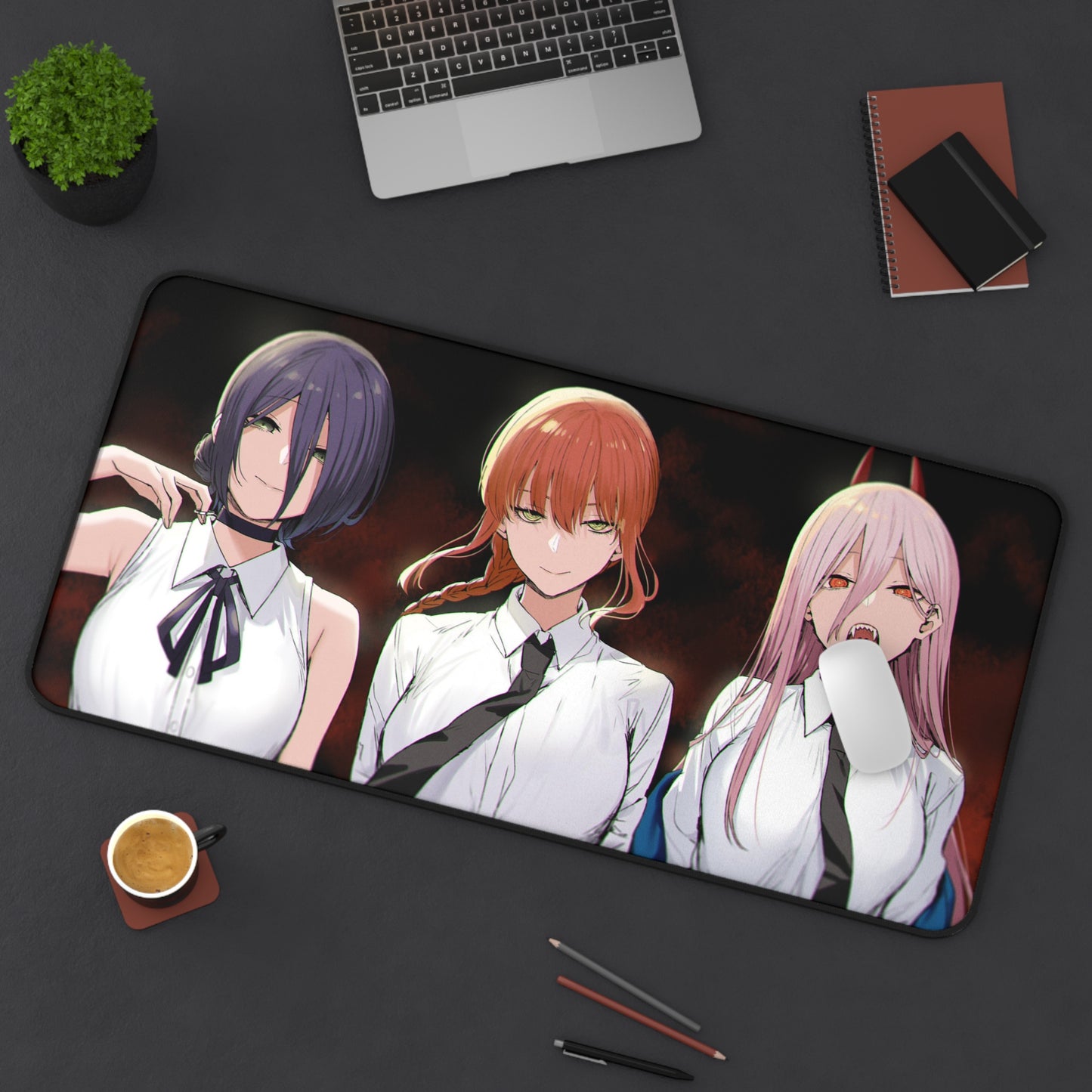 Chainsaw Man Mousepad - Female Cast Large Desk Mat