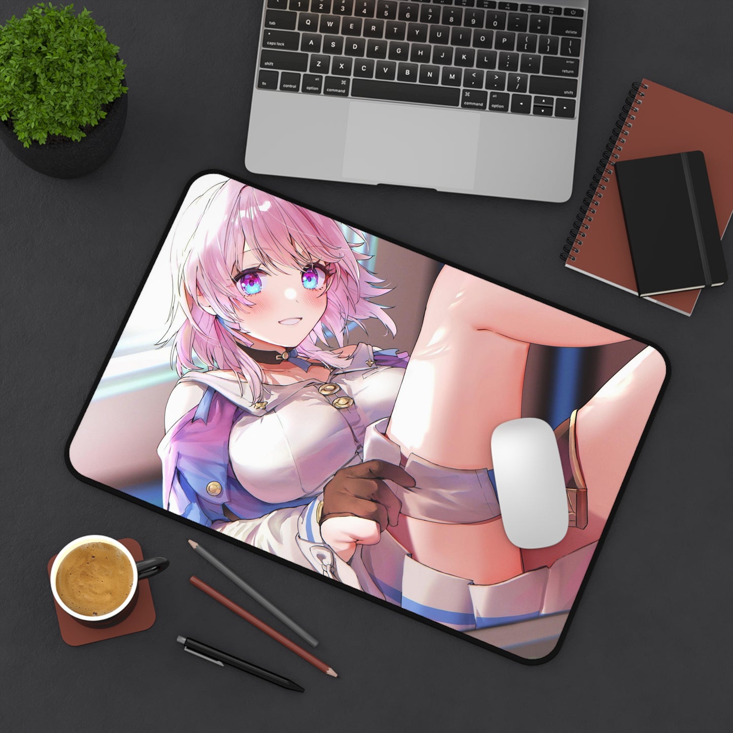 Sexy March 7Th Honkai Star Rail Ecchi Desk Mat - XXL Gaming Mousepad - Nonslip Card Playmat