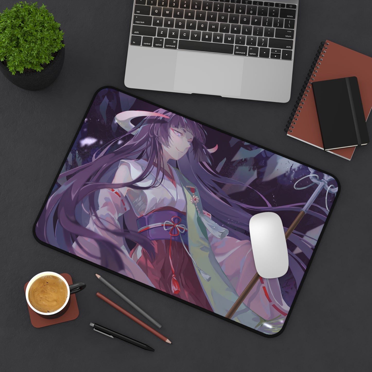 Umineko When They Cry Desk Mat - Featherine Augustus Aurora Mousepad - Non Slip Visual Novel Dojin Playmat - Umineko no Naku Koro ni